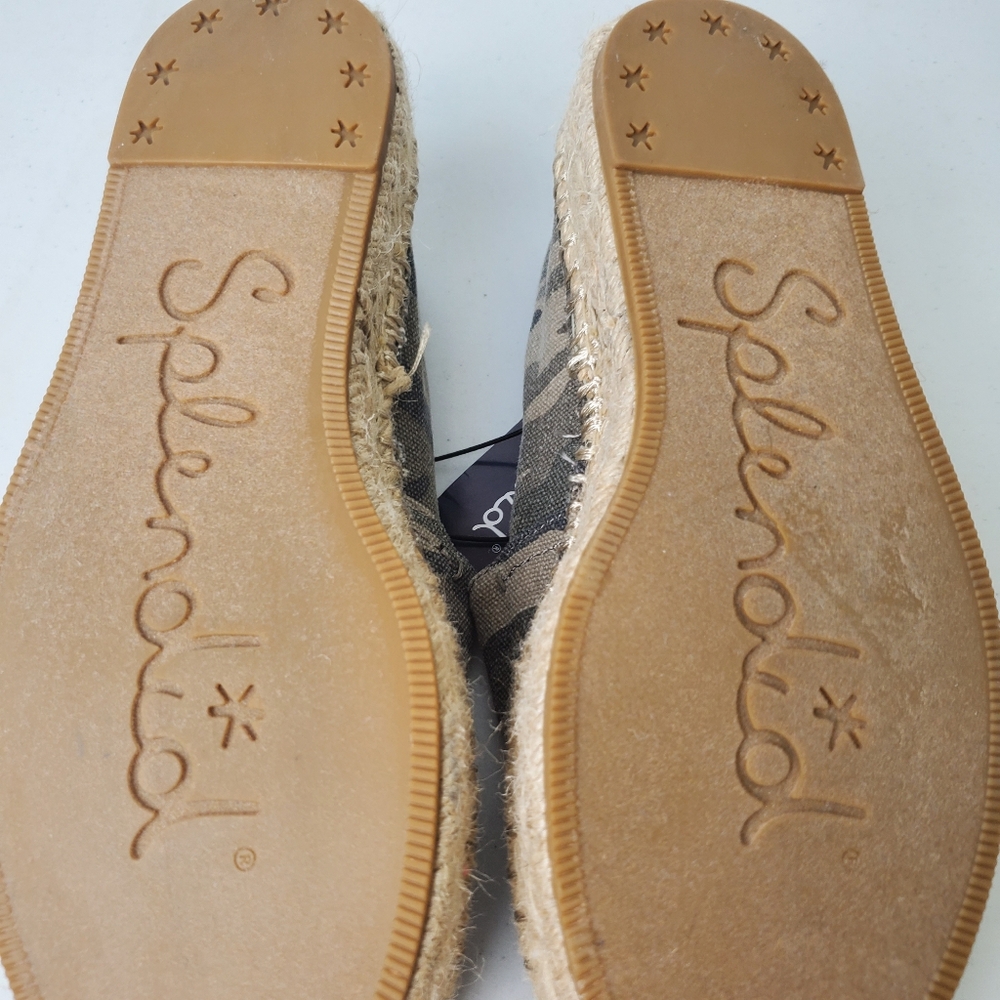 Splendid Laney Sage Camo Espadrille Shoes - Picture 5 of 6